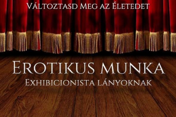 Erotikus munka Budapesten!