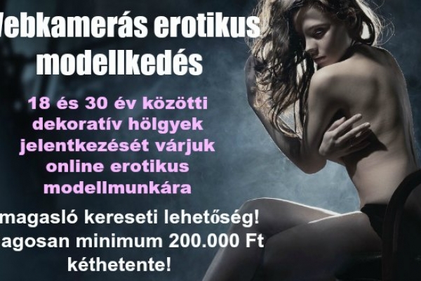 Webkamerás erotikus modellkedés!